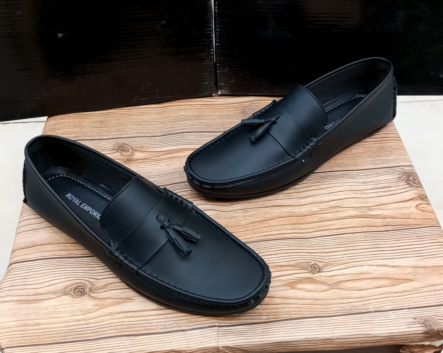 SIMPLE PLAIN TASSEL LOAFERS FOR MEN